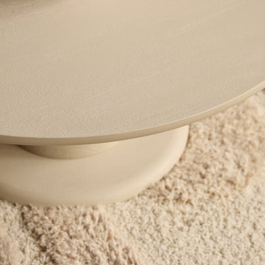 Salontafel Mabel zand | Ø90 cm