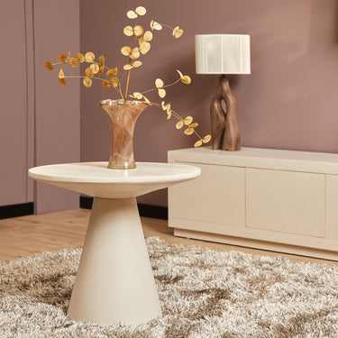 Salontafel Bellis zand | Ø50 cm