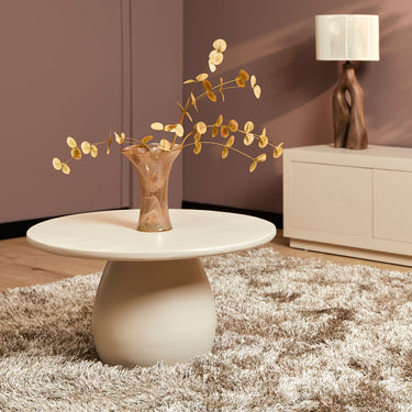Salontafel Mosi zand | Ø70 cm