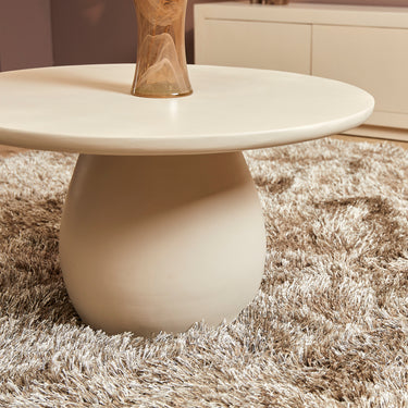 Salontafel Mosi zand | Ø70 cm