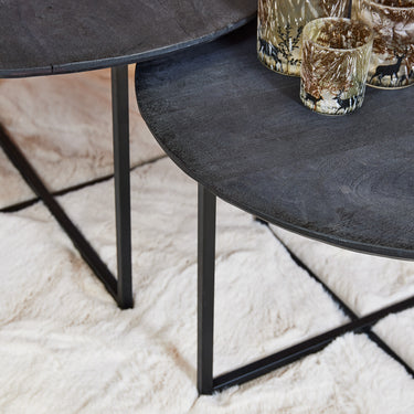 Salontafel Arlington | Set van 2 Zwart