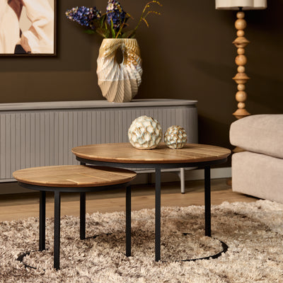 Salontafelset Otik Naturel | 2-delig