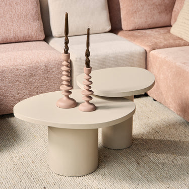 Salontafel Mirre zand | Ø70 cm