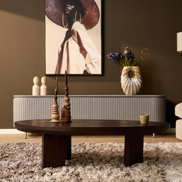 Salontafel Zillah eikenbruin | 130 cm