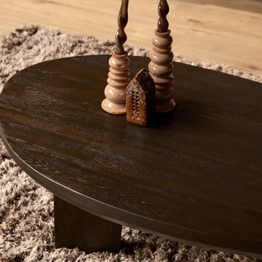 Salontafel Zillah eikenbruin | 130 cm