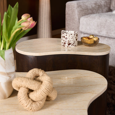 Salontafel Lovi bruin | 77 cm - afbeelding 4