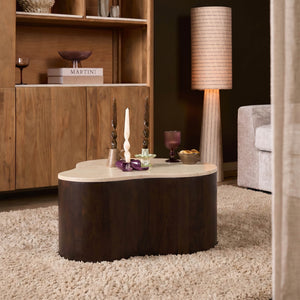 Salontafel Lovi bruin | 77 cm