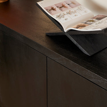 Dressoir Brussel zwart 4-deurs | 200 cm