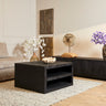 Salontafel Brussel zwart - 80 cm breed - Mooier Thuis