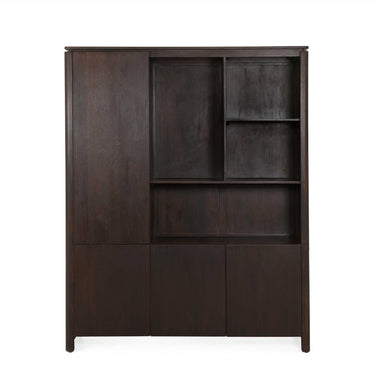 Vakkenkast Dallas XL - mangohout bruin 160 cm