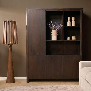 Regal Dallas XL – Mango-Holz braun 160 cm