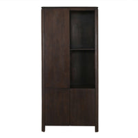 Starfurn Vakkenkast Dallas - mangohout bruin 90 cm - Mooier Thuis