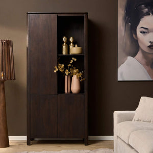 Regal Dallas - Mangoholz braun 90 cm
