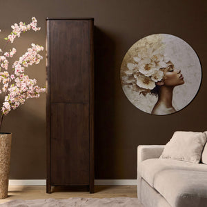 Kabinettschrank Dallas - Mangoholz braun 55 cm
