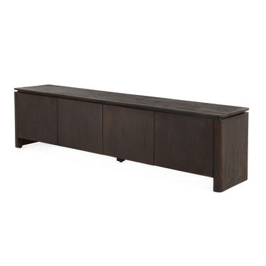 Staande TV-meubel Dallas - mangohout bruin 210 cm