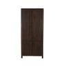 Kabinetkast Dallas bruin mangohout 90 cm vakkenkast - 90 x 45 x 200 cm - Mooier Thuis
