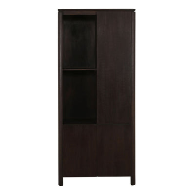 Vakkenkast Dallas links bruin mangohout 90 cm