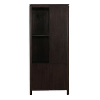 Vakkenkast Dallas links bruin mangohout 90 cm