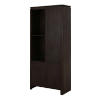 Vakkenkast Dallas links bruin mangohout 90 cm