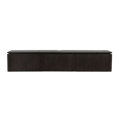 Floating TV cabinet Dallas brown mango wood 165 cm