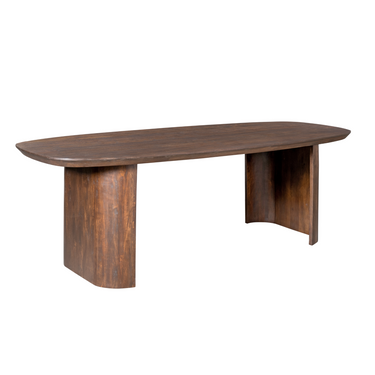 Mangohout eettafel Maré | Bruin | 200 cm