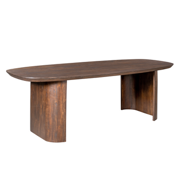 Mangohout eettafel Maré | Bruin | 240 cm