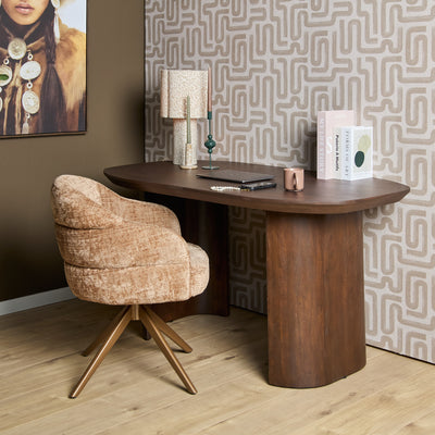 Bureau Maré bruin | 150 cm