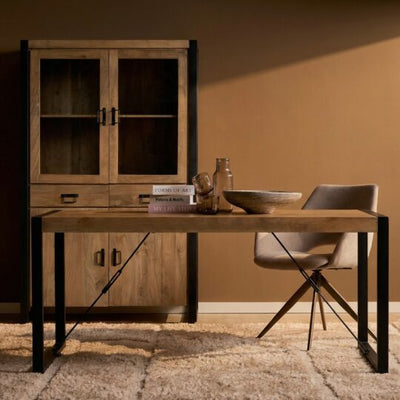 Mangohout eettafel Britt | Naturel | 180 cm