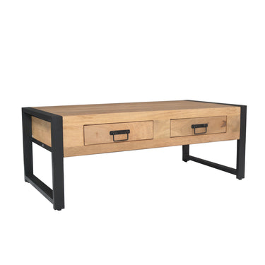 Salontafel Britt 120 cm schuin van voren gezien