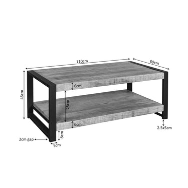 Salontafel Britt naturel | 110 cm