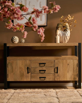 Dressoir Britt naturel - naturel en bruin - Mooier Thuis (4)