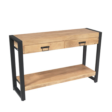 Sidetable Britt van bovenaf met inlegwerk in het blad