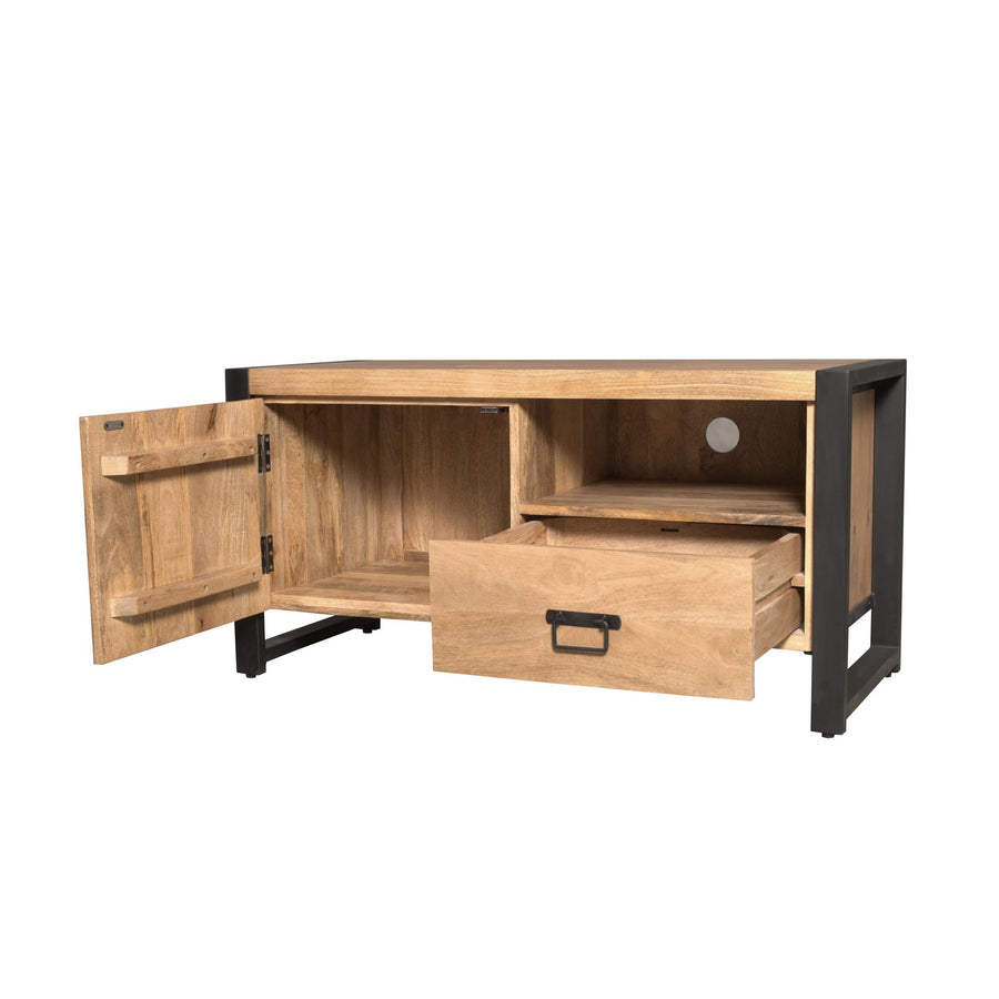 TV cabinet Britt – Deur en lade open