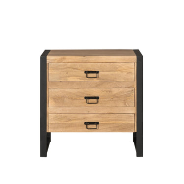 Ladekast Britt naturel 3 lades | 80 cm
