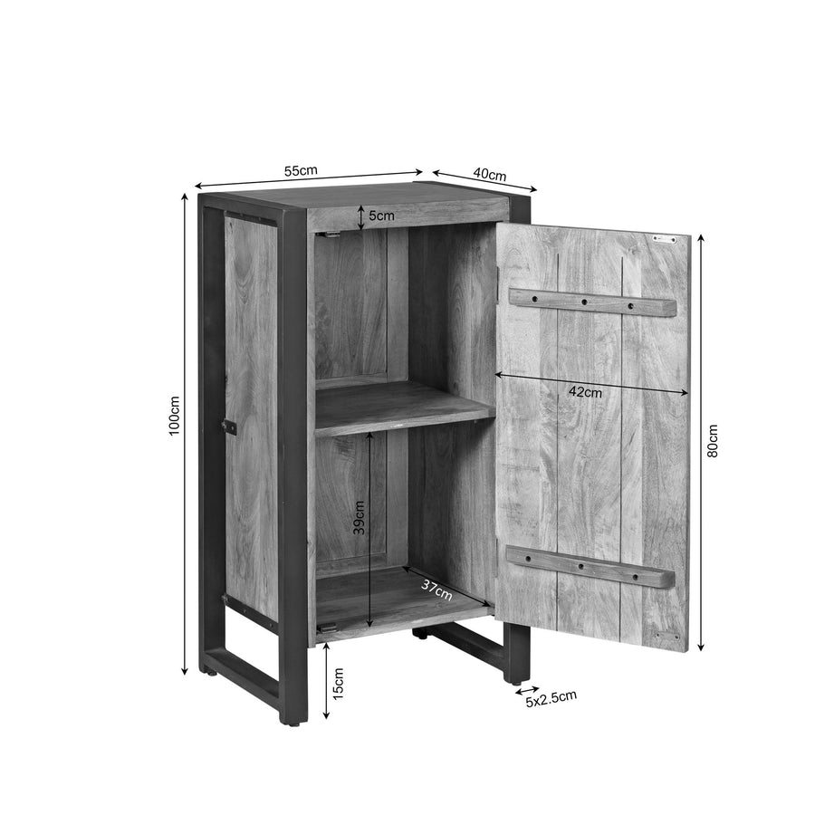 Hall cabinet Britt – 55 x 40 x 100 cm