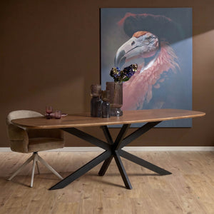 Deens ovale eettafel Elegance | Naturel | 200 cm