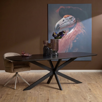 Deens ovale eettafel Elegance | Zwart | 240 cm