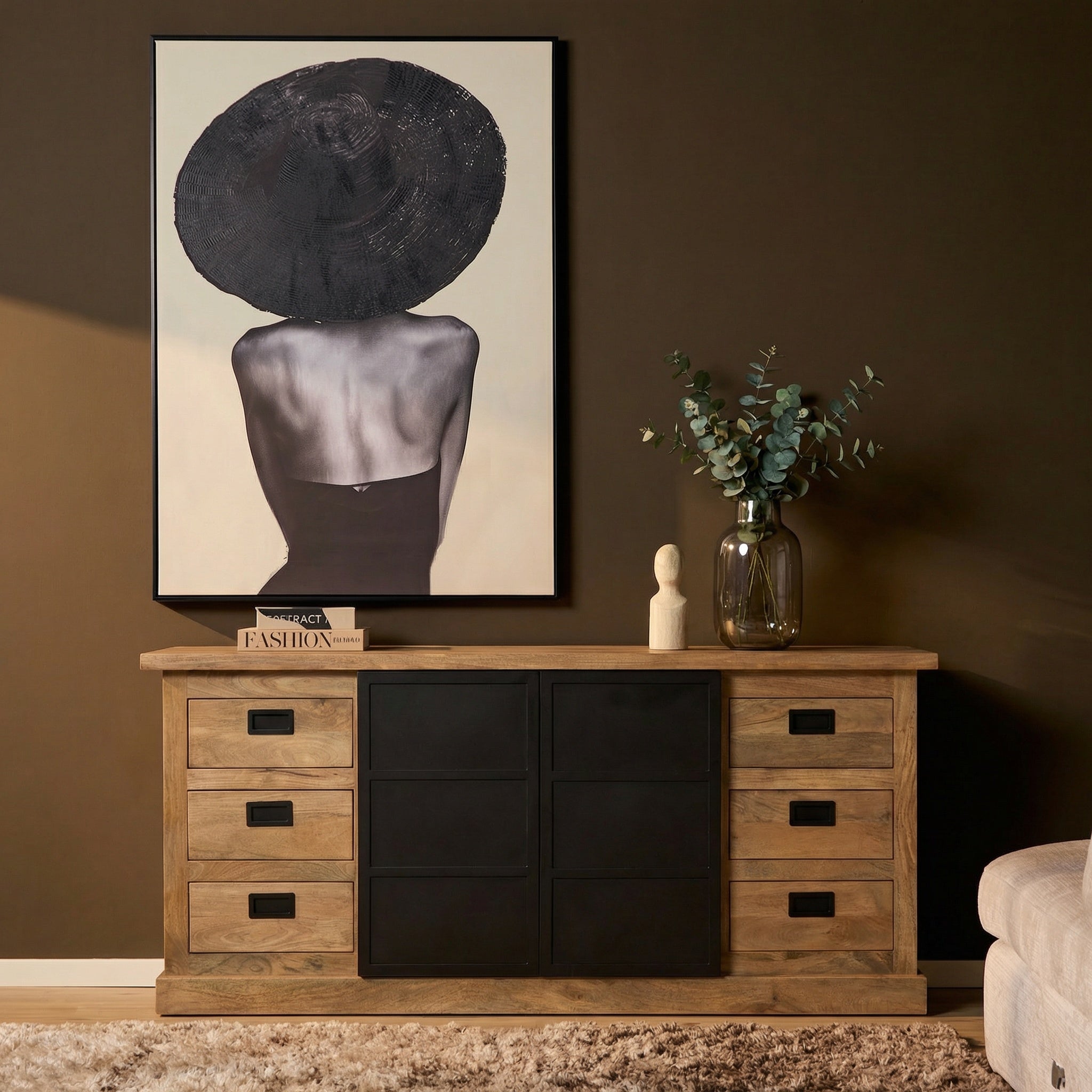 Dressoir Noa naturel | 200 cm - afbeelding 5