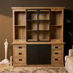 Vitrine Noa natur | 200 cm