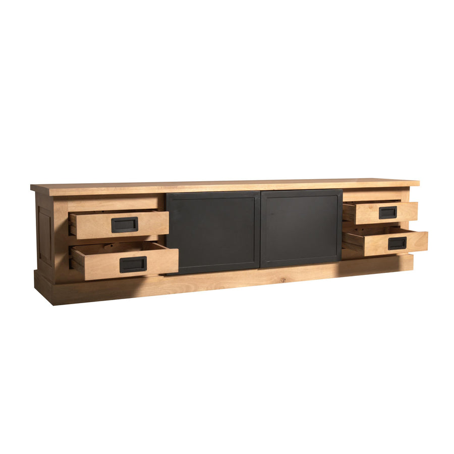 TV unit Noa natural – Vier lades met verzonken greep