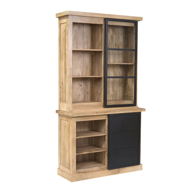Vitrinekast Noa naturel | 120 cm