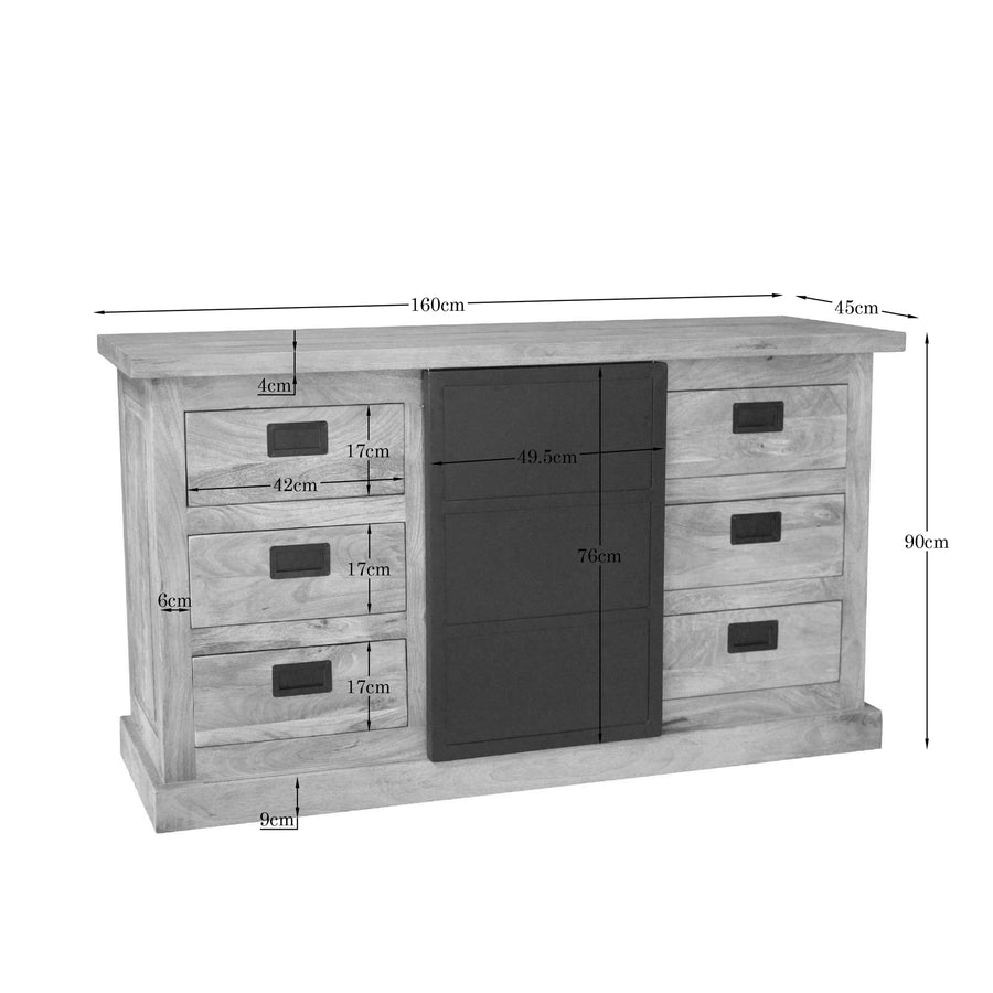 Sideboard Noa natur – 160 x 45 x 90 cm