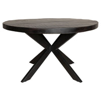 Starfurn Ronde eettafel Denver | Zwart | Ø150 cm