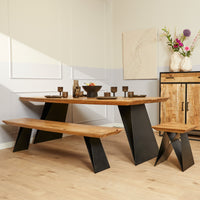 Starfurn Mangohout eettafel Extense | Naturel | 200 cm