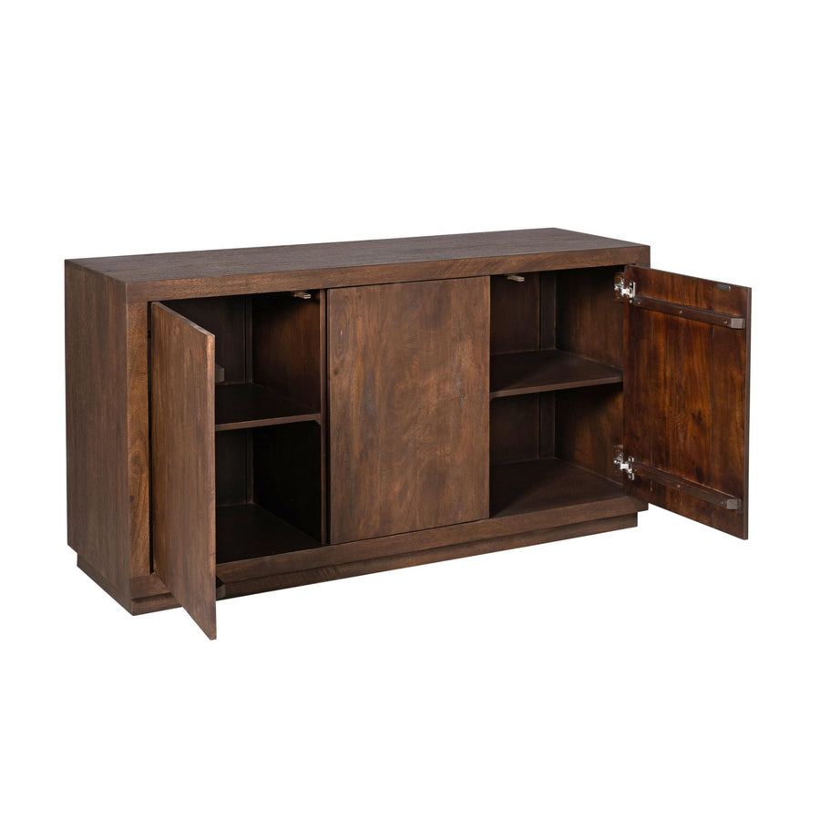 Dressoir Brussel bruin – Push-to-open en een legplank