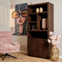Starfurn Vakkenkast Brussel Bruin | 90 cm
