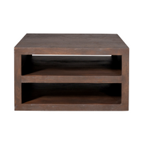 Starfurn Salontafel Brussel bruin | 80x80 cm - Mooier Thuis