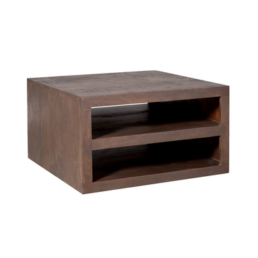 Salontafel Brussel bruin | 80x80 cm