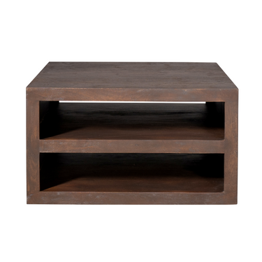 Salontafel Brussel bruin | 80x80 cm