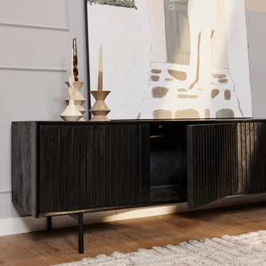 TV-meubel Madison zwart | 165 cm